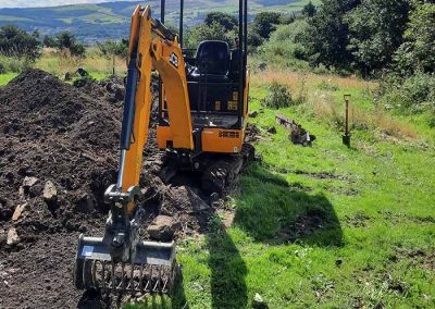 Mini Digger Hire, With Driver